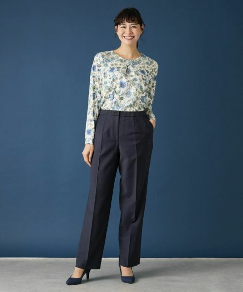 Leilian PLUS HOUSE / レリアンプラスハウス その他パンツ | センタープレスパンツ | 詳細11