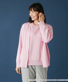 Leilian PLUS HOUSE / レリアンプラスハウス カーディガン・ボレロ | Vネックニットカーディガン