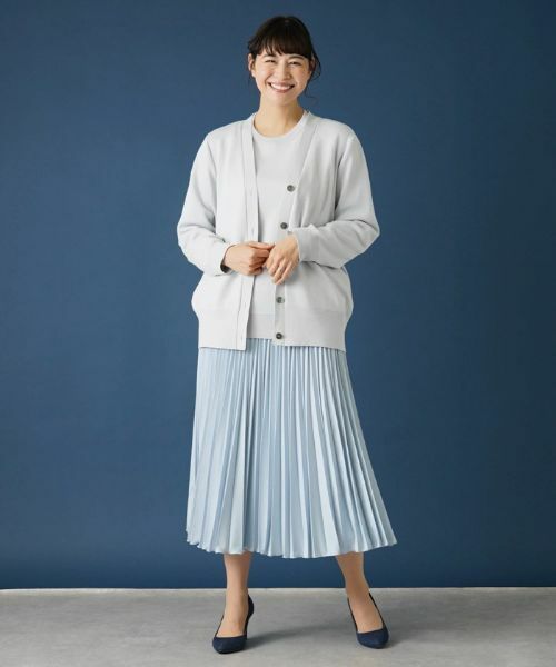 Leilian PLUS HOUSE / レリアンプラスハウス カーディガン・ボレロ | Vネックニットカーディガン | 詳細12