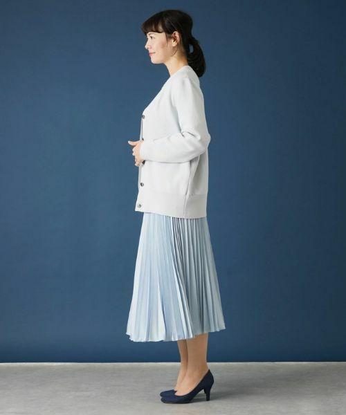 Leilian PLUS HOUSE / レリアンプラスハウス カーディガン・ボレロ | Vネックニットカーディガン | 詳細13