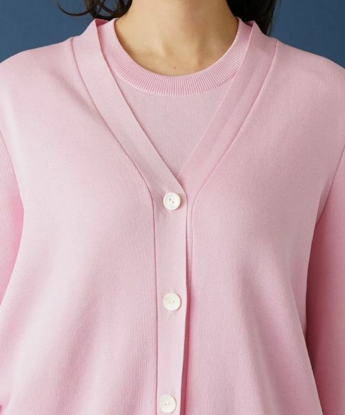 Leilian PLUS HOUSE / レリアンプラスハウス カーディガン・ボレロ | Vネックニットカーディガン | 詳細7