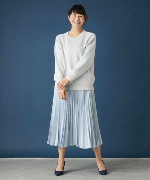 Leilian PLUS HOUSE / レリアンプラスハウス ニット・セーター | クルーネックラグランニット | 詳細11