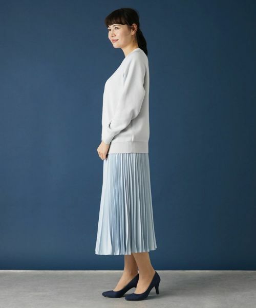 Leilian PLUS HOUSE / レリアンプラスハウス ニット・セーター | クルーネックラグランニット | 詳細12