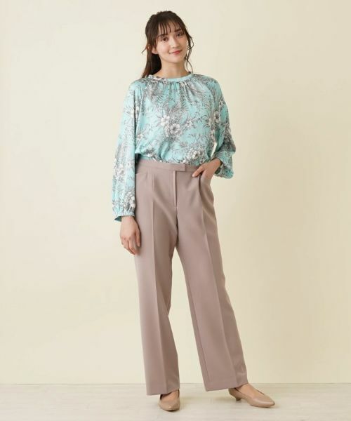 Leilian PLUS HOUSE / レリアンプラスハウス その他パンツ | センタープレスパンツ | 詳細1