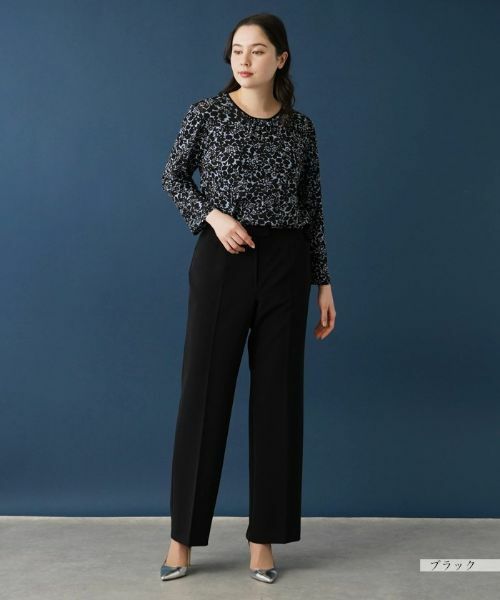 Leilian PLUS HOUSE / レリアンプラスハウス その他パンツ | センタープレスパンツ | 詳細17