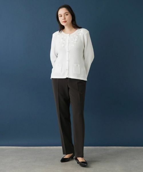 Leilian PLUS HOUSE / レリアンプラスハウス その他パンツ | 【店舗人気】ストレッチテーパードパンツ | 詳細19