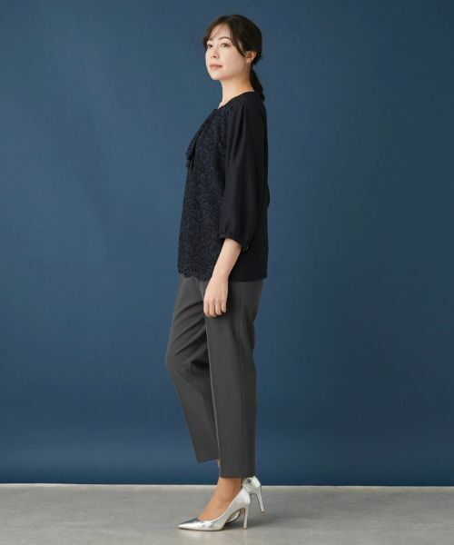 Leilian PLUS HOUSE / レリアンプラスハウス その他パンツ | 【店舗人気】【はっ水】ストレッチクロップドパンツ | 詳細14