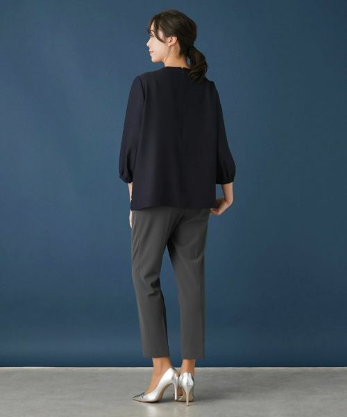 Leilian PLUS HOUSE / レリアンプラスハウス その他パンツ | 【店舗人気】【はっ水】ストレッチクロップドパンツ | 詳細15
