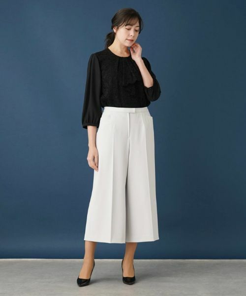 Leilian PLUS HOUSE / レリアンプラスハウス その他パンツ | 【はっ水】ワイドクロップドパンツ | 詳細20