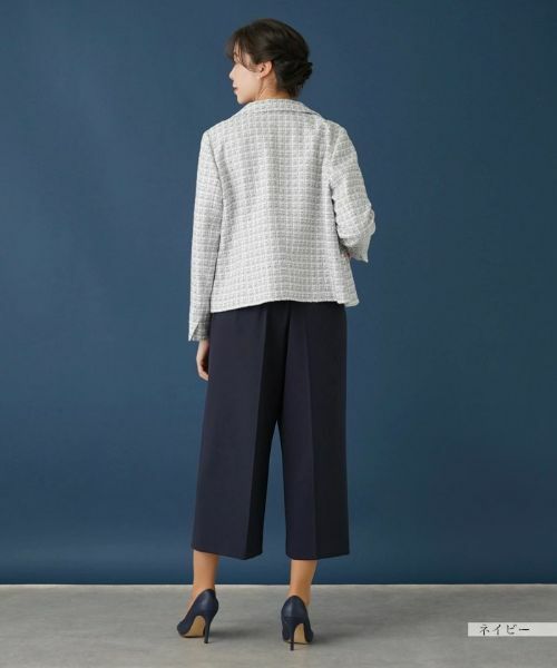 Leilian PLUS HOUSE / レリアンプラスハウス その他パンツ | 【はっ水】ワイドクロップドパンツ | 詳細9