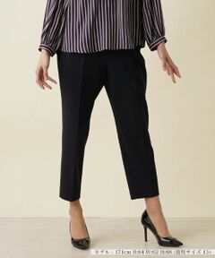 Leilian PLUS HOUSE / レリアンプラスハウス その他パンツ | 【はっ水】【店舗人気】ラメゴムクロップドパンツ