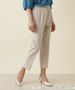 Leilian PLUS HOUSE / レリアンプラスハウス その他パンツ | 【はっ水】【店舗人気】ラメゴムクロップドパンツ