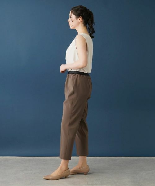 Leilian PLUS HOUSE / レリアンプラスハウス その他パンツ | 【はっ水】【店舗人気】ラメゴムクロップドパンツ | 詳細14