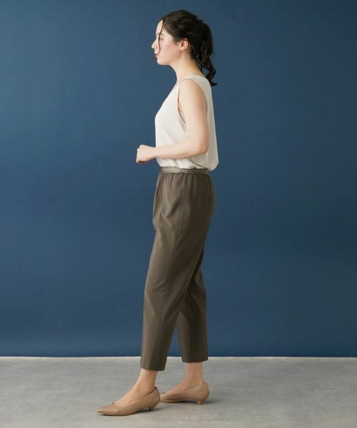 Leilian PLUS HOUSE / レリアンプラスハウス その他パンツ | 【はっ水】【店舗人気】ラメゴムクロップドパンツ | 詳細17