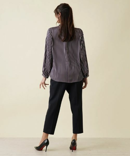 Leilian PLUS HOUSE / レリアンプラスハウス その他パンツ | 【はっ水】【店舗人気】ラメゴムクロップドパンツ | 詳細6