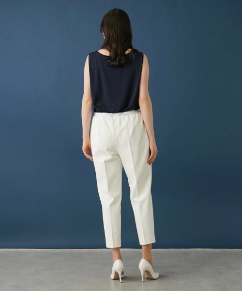 Leilian PLUS HOUSE / レリアンプラスハウス その他パンツ | 【はっ水】【店舗人気】ラメゴムクロップドパンツ | 詳細9