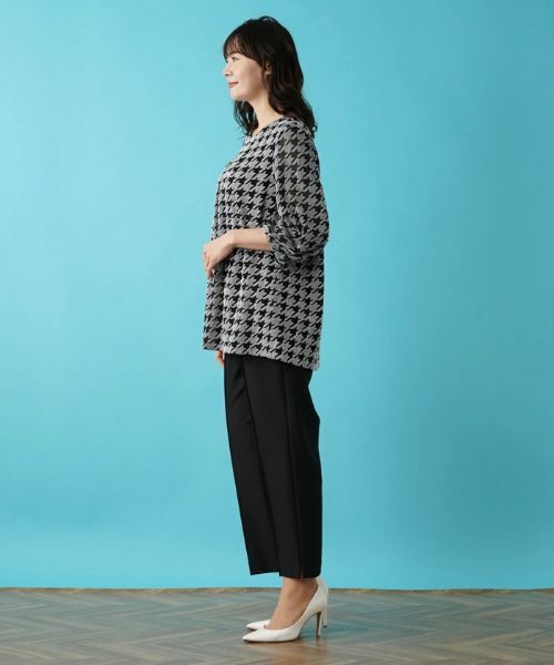 Leilian PLUS HOUSE / レリアンプラスハウス その他パンツ | 【店舗人気】洗えるストレッチクロップドパンツ | 詳細2