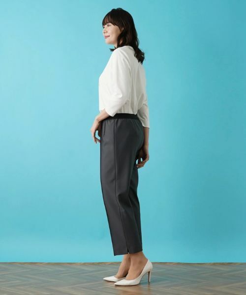 Leilian PLUS HOUSE / レリアンプラスハウス その他パンツ | 【店舗人気】洗えるストレッチクロップドパンツ | 詳細6
