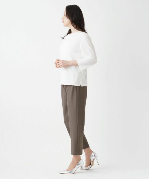 Leilian PLUS HOUSE / レリアンプラスハウス その他パンツ | 【店舗人気】ストレッチクロップドテーパードパンツ | 詳細2