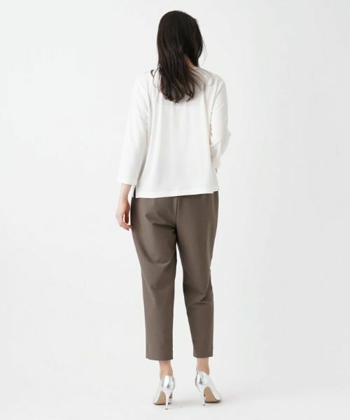 Leilian PLUS HOUSE / レリアンプラスハウス その他パンツ | 【店舗人気】ストレッチクロップドテーパードパンツ | 詳細3