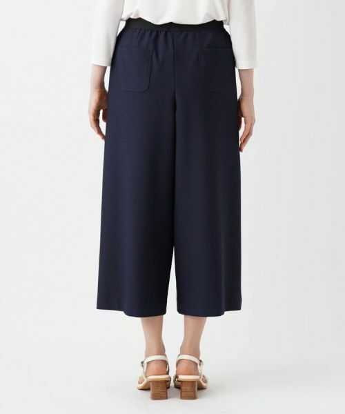 Leilian PLUS HOUSE / レリアンプラスハウス その他パンツ | ストレッチクロップドワイドパンツ | 詳細10