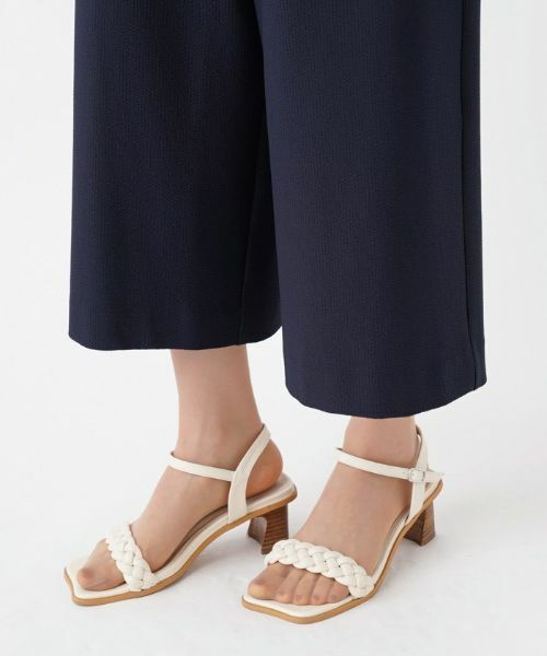 Leilian PLUS HOUSE / レリアンプラスハウス その他パンツ | ストレッチクロップドワイドパンツ | 詳細14