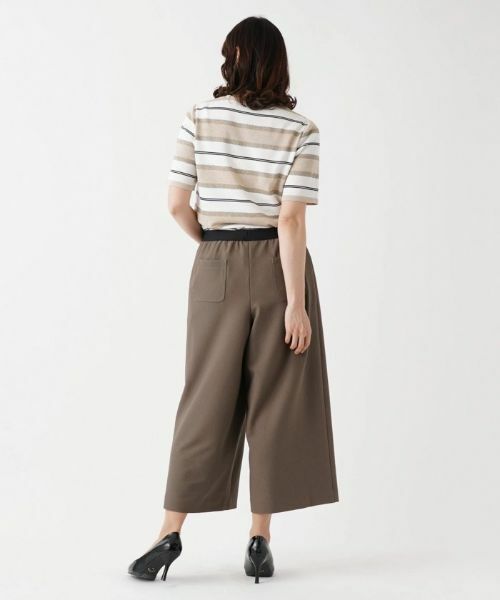 Leilian PLUS HOUSE / レリアンプラスハウス その他パンツ | ストレッチクロップドワイドパンツ | 詳細18