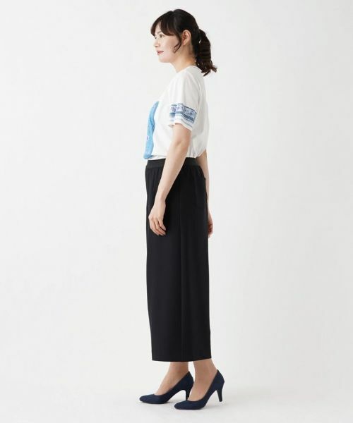 Leilian PLUS HOUSE / レリアンプラスハウス その他パンツ | ストレッチクロップドワイドパンツ | 詳細20