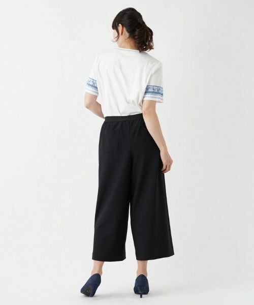 Leilian PLUS HOUSE / レリアンプラスハウス その他パンツ | ストレッチクロップドワイドパンツ | 詳細21