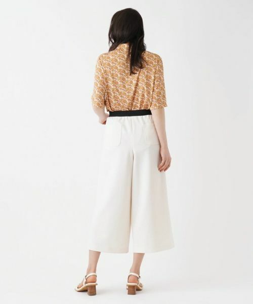 Leilian PLUS HOUSE / レリアンプラスハウス その他パンツ | ストレッチクロップドワイドパンツ | 詳細3