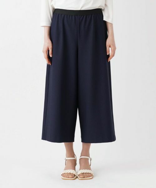 Leilian PLUS HOUSE / レリアンプラスハウス その他パンツ | ストレッチクロップドワイドパンツ | 詳細8
