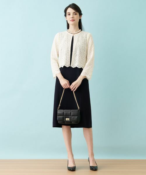 Leilian PLUS HOUSE / レリアンプラスハウス ドレス | レースドッキングワンピース【セレモニー】 | 詳細20