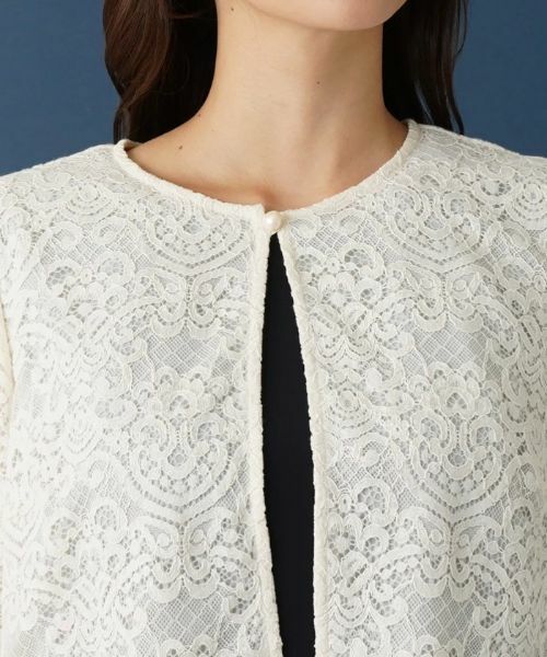 Leilian PLUS HOUSE / レリアンプラスハウス ドレス | レースドッキングワンピース【セレモニー】 | 詳細30