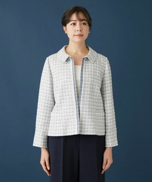 Leilian PLUS HOUSE / レリアンプラスハウス テーラードジャケット | 【セレモニー】ラメツイードジャケット | 詳細4