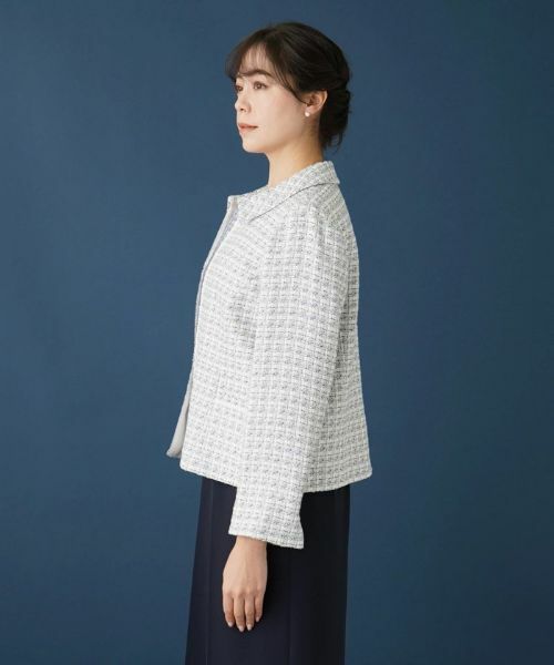 Leilian PLUS HOUSE / レリアンプラスハウス テーラードジャケット | 【セレモニー】ラメツイードジャケット | 詳細5