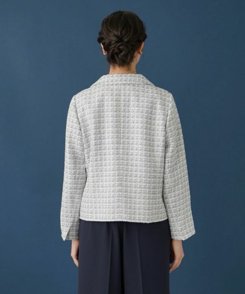 Leilian PLUS HOUSE / レリアンプラスハウス テーラードジャケット | 【セレモニー】ラメツイードジャケット | 詳細6