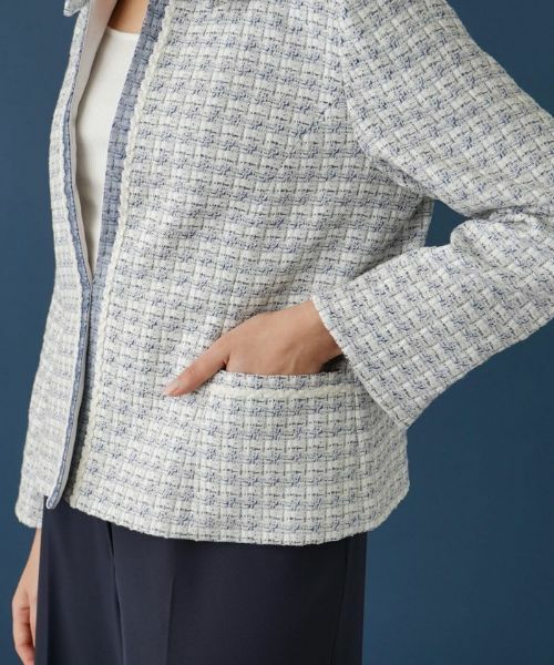 Leilian PLUS HOUSE / レリアンプラスハウス テーラードジャケット | 【セレモニー】ラメツイードジャケット | 詳細9
