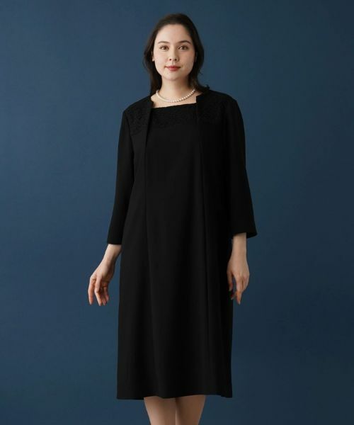 Leilian PLUS HOUSE / レリアンプラスハウス ドレス | ワンピースアンサンブル【ブラックフォーマル】 | 詳細15