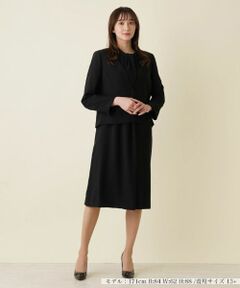 Leilian PLUS HOUSE / レリアンプラスハウス ドレス | ワンピースアンサンブル【ブラックフォーマル】