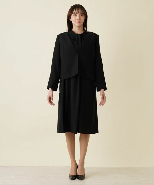 Leilian PLUS HOUSE / レリアンプラスハウス ドレス | ワンピースアンサンブル【ブラックフォーマル】 | 詳細4