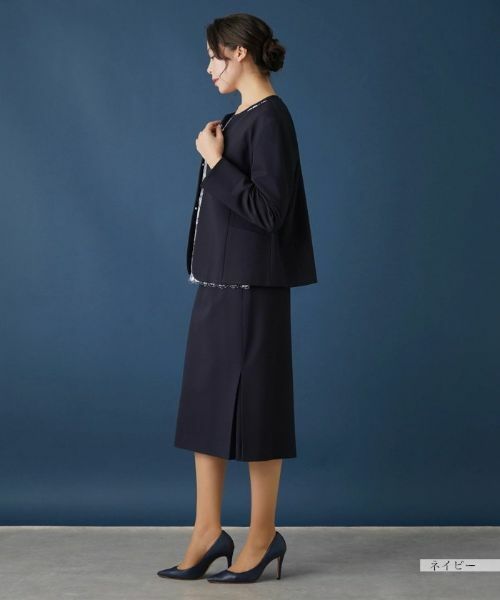 Leilian PLUS HOUSE / レリアンプラスハウス テーラードジャケット | 【セットアップ対応商品】ノーカラージャケット | 詳細16