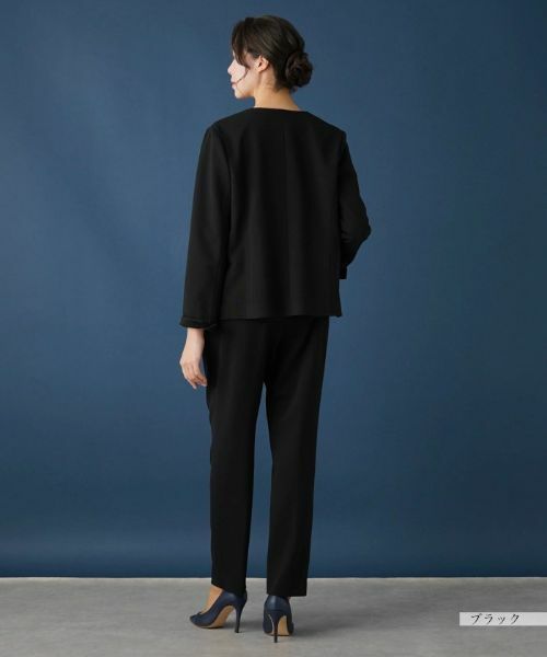 Leilian PLUS HOUSE / レリアンプラスハウス テーラードジャケット | 【セットアップ対応商品】ノーカラージャケット | 詳細3