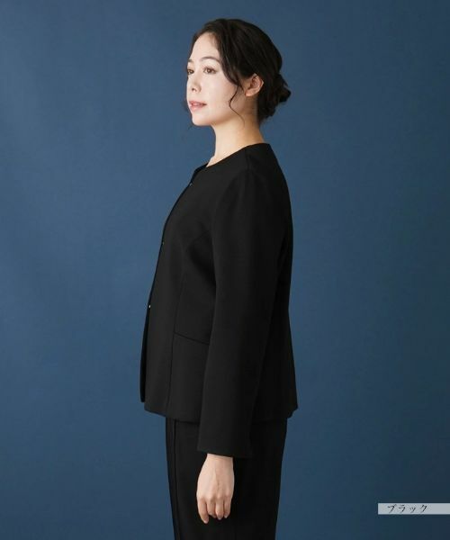 Leilian PLUS HOUSE / レリアンプラスハウス テーラードジャケット | 【セットアップ対応商品】ノーカラージャケット | 詳細5