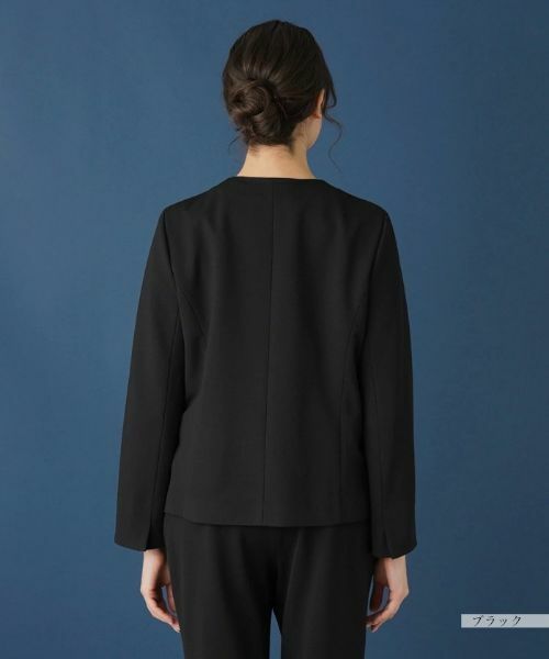 Leilian PLUS HOUSE / レリアンプラスハウス テーラードジャケット | 【セットアップ対応商品】ノーカラージャケット | 詳細6