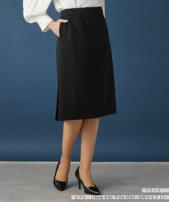 Leilian PLUS HOUSE / レリアンプラスハウス ミニ・ひざ丈スカート | 【セットアップ対応商品】ミディ丈タイトスカート