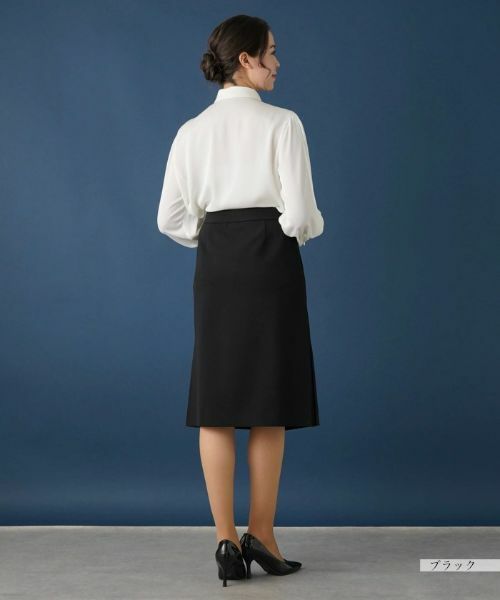 Leilian PLUS HOUSE / レリアンプラスハウス ミニ・ひざ丈スカート | 【セットアップ対応商品】ミディ丈タイトスカート | 詳細3
