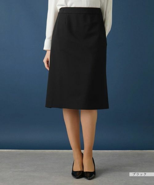 Leilian PLUS HOUSE / レリアンプラスハウス ミニ・ひざ丈スカート | 【セットアップ対応商品】ミディ丈タイトスカート | 詳細4