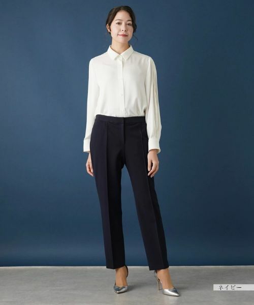 Leilian PLUS HOUSE / レリアンプラスハウス その他パンツ | 【セットアップ対応商品】ロングパンツ | 詳細1