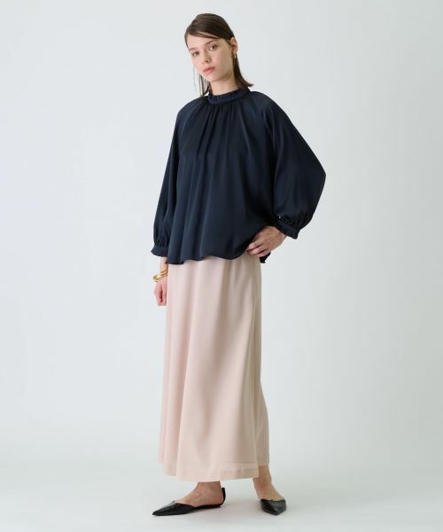 Leilian PLUS HOUSE / レリアンプラスハウス シャツ・ブラウス | スタンドカラーブラウス【BOURGE】 | 詳細17