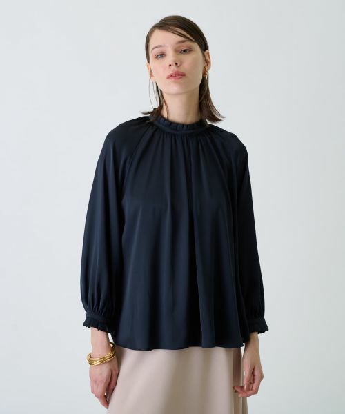 Leilian PLUS HOUSE / レリアンプラスハウス シャツ・ブラウス | スタンドカラーブラウス【BOURGE】 | 詳細23
